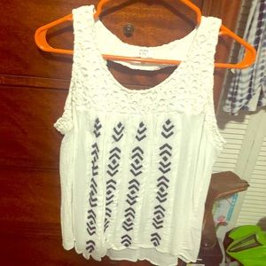 2 GUC Crown & Ivy sleeveless blouses.